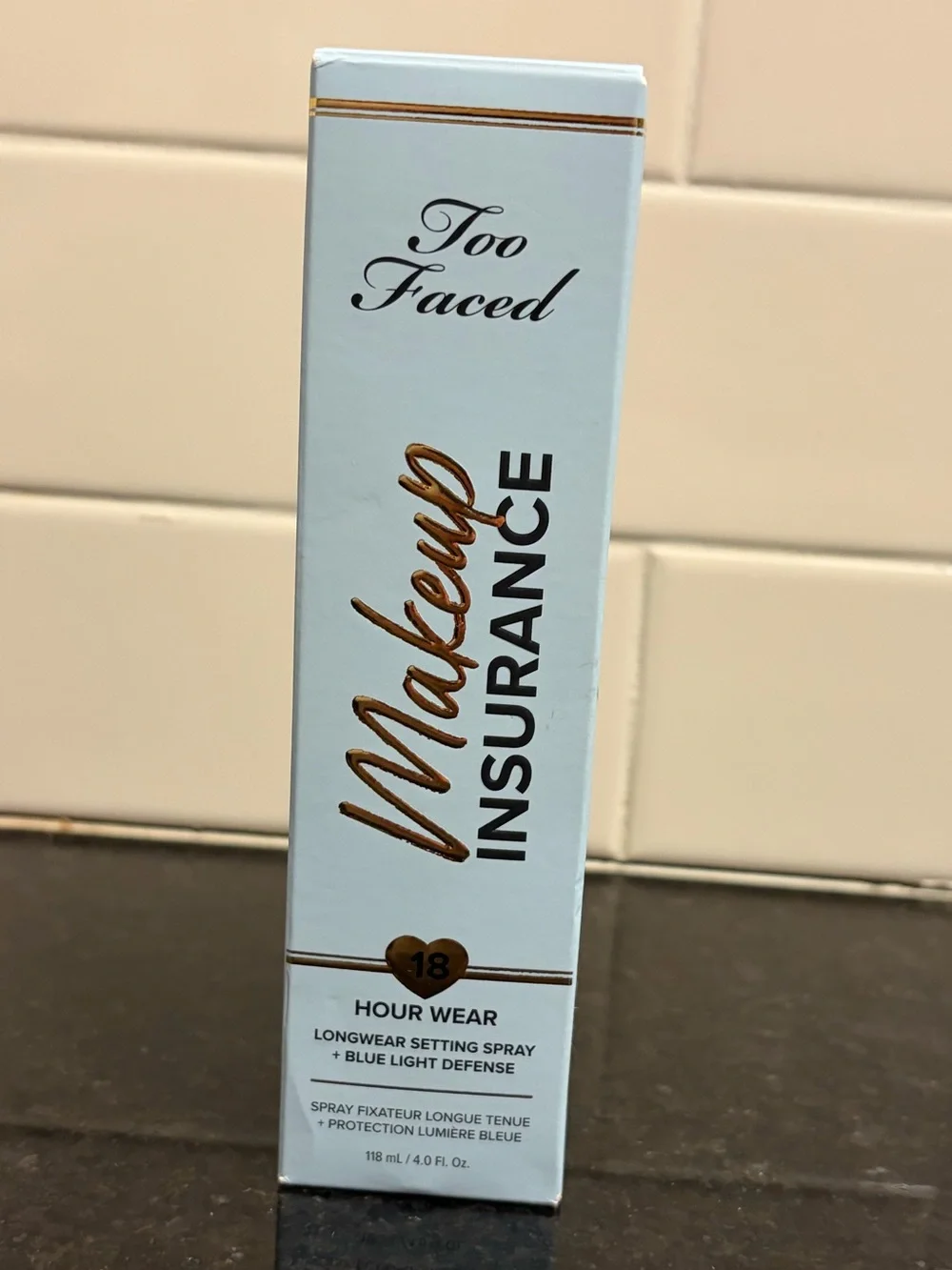 Too Faced - Makeup Insurance Longwear Setting Spray + Blue Light Defense - New